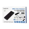 Obudowa SSD LogiLink UA0314 Czarna M.2