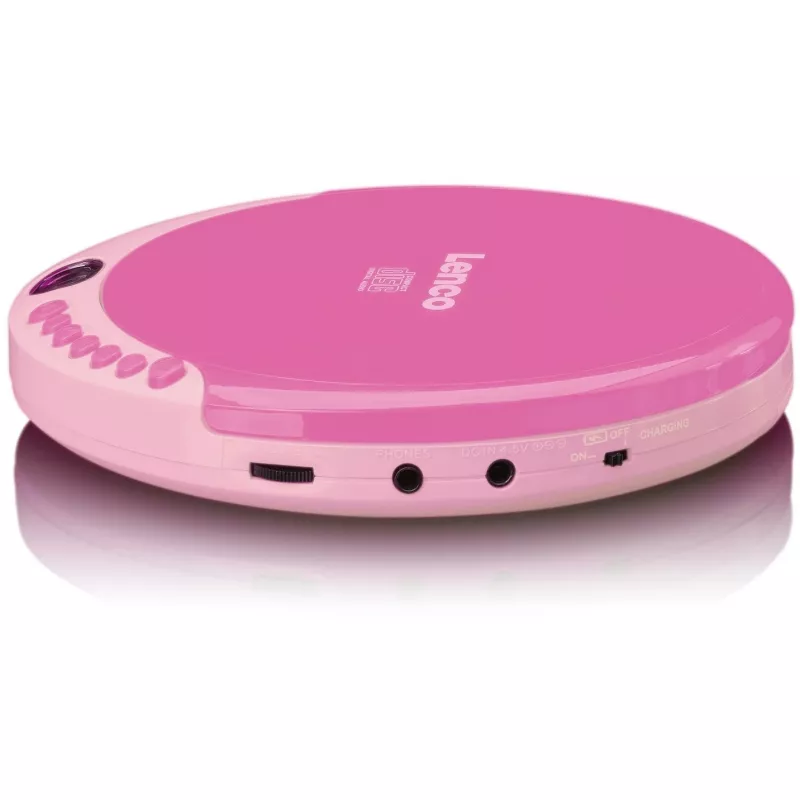 Przenośny odtwarzacz CD Lenco CD-011 Różowy