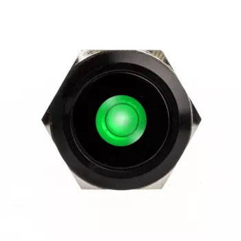DimasTech PD220 wandaloodporny przycisk 25 mm Czarnyline Dot RGB