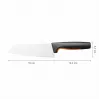 Nóż kuchenny Fiskars 1057536, stal nierdzewna, 1 szt., nóż Santoku