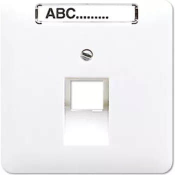 JUNG CD 569-1 NAUA WW - biały - termoplast - RJ-45