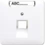 JUNG CD 569-1 NAUA WW - biały - termoplast - RJ-45