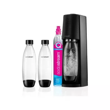 SodaStream Terra Megapack czarny saturator butelka 1 L nabój 60 L