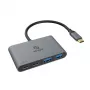 Akasa 4 Port USB-C USB 3.2 Gen 2 Multiport Hub mit Stecker Schnellladeport - Kabel - Digital/Daten
