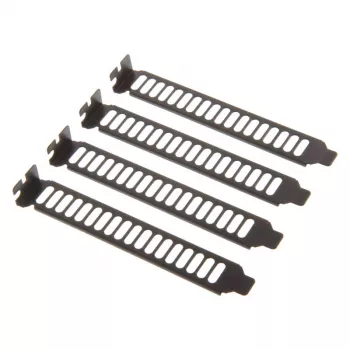 SILVERSTONE Aero Slots panel SST-AEROSLOTS-B — przedni/tylny panel wentylacyjny szczelinowy dla poprawy przepływu powietrza