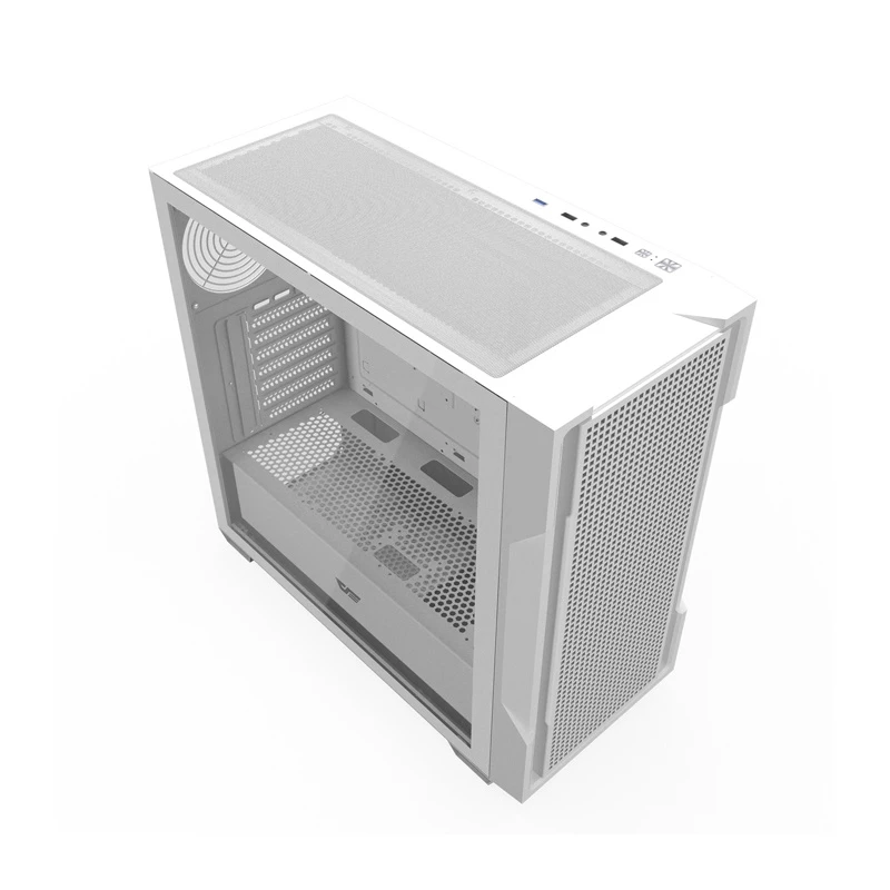 Obudowa komputerowa Darkflash DS900 Mesh bez wentylatorów (Biała)