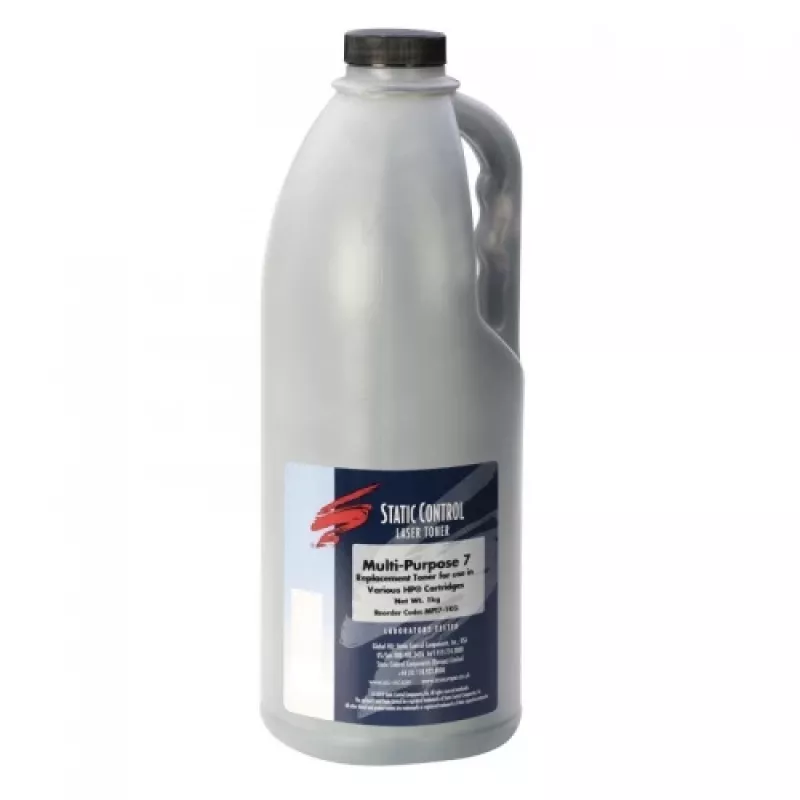 Proszek tonera Static Control do HP CB435/285/278/436 Czarny 1 kg, toner do ponownego napełniania