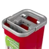Zestaw mopa płaskiego GB870 MaxiClean z wiaderkiem 2 w 1 5,7L, system czyszczenia podłóg, obrotowa głowica 360°