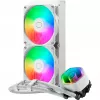 Chłodzenie cieczą CPU Cooler Master MasterLiquid 240 Core II Biały — 240 mm, 2x 120 mm wentylatory (650–1750 RPM), łożysko ślizgowe