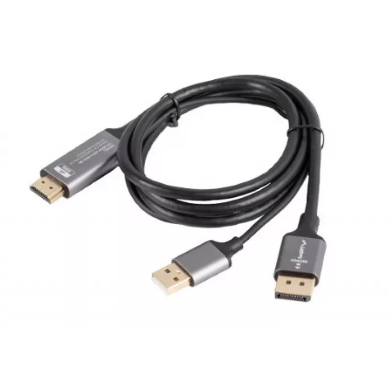 KABEL HDMI(M)->DISPLAYPORT(M) 1M 4K CZARNY LANBERG