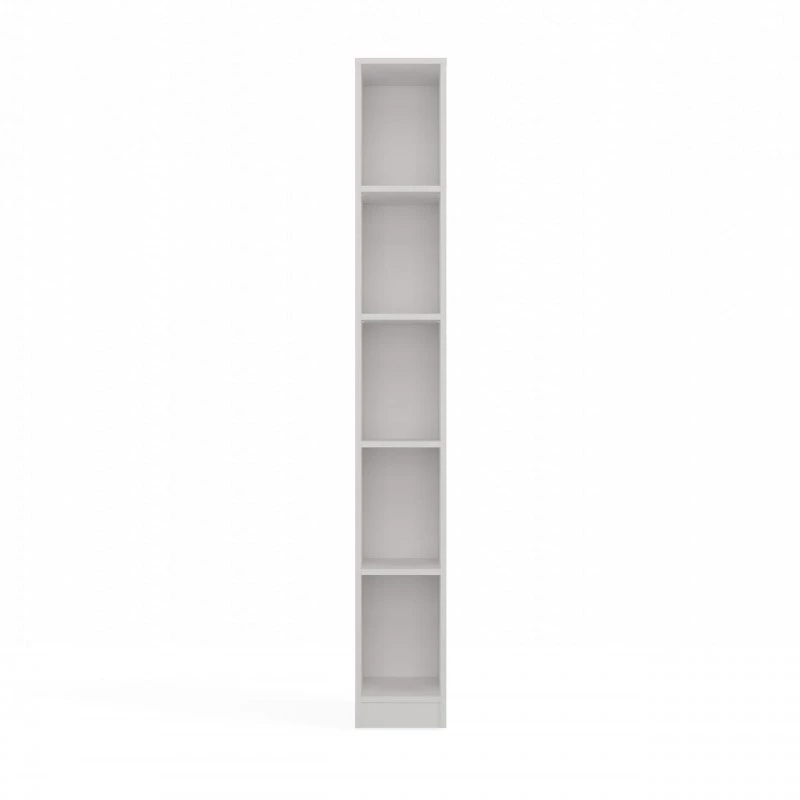 top e shop regał REGAŁ R25 25 cm biały — jednosekcyjny regał na książki