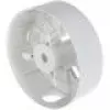 Puszka przyłączeniowa Hikvision DS-1280ZJ-PT3 — biała, uniwersalny montaż, Ø12 cm, wys. 40,5 mm, maks. obciążenie 2 kg