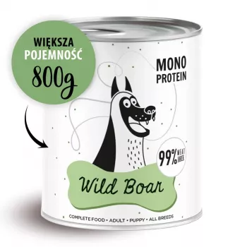 PAKA ZWIERZAKA Pepe dzik - mokra karma dla psów - 800g