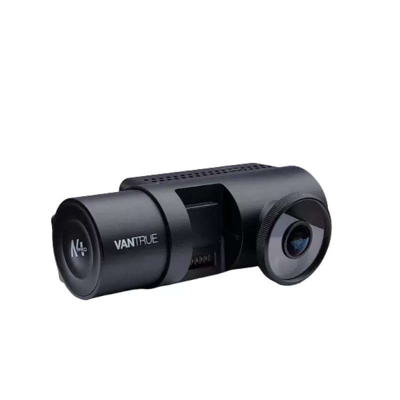 Kamera samochodowa VANTRUE N4 PRO S 3-kanałowa (przód + wnętrze + tył), 3840x2160, F/1.8, Wi‑Fi, GPS, wyświetlacz 3.19 cala