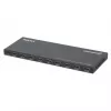 Manhattan 4K@60Hz 8-portowy rozdzielacz HDMI ze skalowaniem w dół, rozdziela jedno wejście HDMI na osiem wyjść HDMI (1x8), 18G, przełącznik EDID do skalowania w dół, czarny