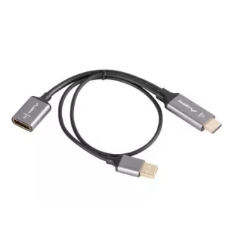 Adapter HDMI(M)-DisplayPort(F) 4K 20 AD-HD-DP-0