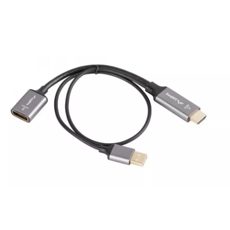 Adapter HDMI(M)-DisplayPort(F) 4K 20 AD-HD-DP-0