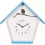 NeXtime klok 3109bl Cuckey, 30,5x33x11 cm, Ścienny, Niebieski/Biały