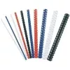 Fellowes Grzebień plastikowy - 16 mm - 30 cm - 21 pierścieni - A4 (210 x 297 mm) - 120 arkuszy - Czarny - 100 szt. Plastikowy grzebień do oprawy - do Fellowes Galaxy 500, Galaxy E 500, Pulsar 300
