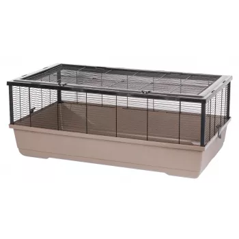 Klatka dla gryzoni INTER ZOO Bernie mokka 100 x 54 x 39 cm metal, mokka