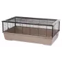 Klatka dla gryzoni INTER ZOO Bernie mokka 100 x 54 x 39 cm metal, mokka