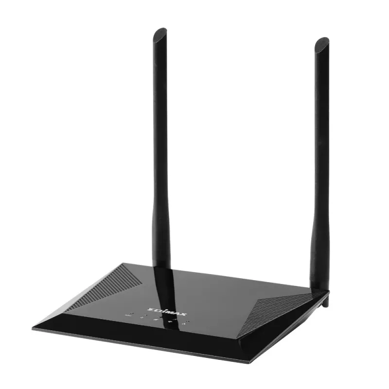 Router bezprzewodowy Edimax N300 Fast Ethernet Single-band (2,4 GHz) Czarny