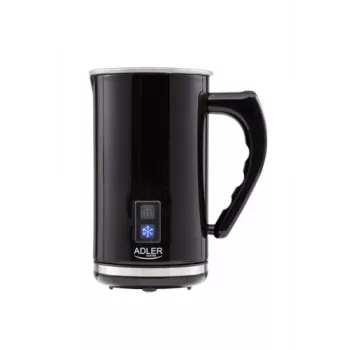 Automatyczny spieniacz/podgrzewacz mleka Adler AD 4478 — misa ze stali nierdzewnej, pojemność 240 ml, 500 W, gorące i zimne