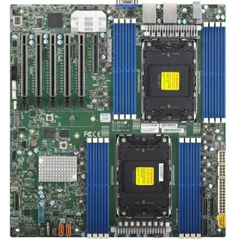 Supermicro - MBD-X13DAI-T-B - Płyta główna - E-ATX - DDR5 DIMM SATA 6 Gb/s grafika Lan USB 3.2 USB 3.0 USB 3.0 VGA PCI-Express