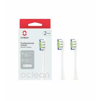 Końcówki do szczoteczki do zębów Oclean P1C1 W02 2 szt. Białe Bardzo miękkie