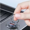 Ładowarka samochodowa usams C38 30 W — 1x USB-A + 1x USB-C szybkie ładowanie