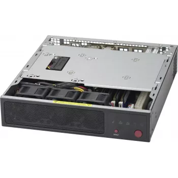 Super Micro Supermicro SC101F - Ultra Small Form Factor - Mini-ITX - bez zasilacza - Czarny (CSE-101F)
