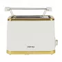 Toster Petra PT5032WVDE 2-kromkowy, kompaktowy toster elektryczny z 2 szczelinami
