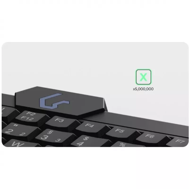 KeySonic KSK-3210ELU (DE) klawiatura Dom USB QWERTZ niemiecki Czarny
