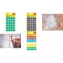 Samoprzylepne kropki papierowe AVERY 59994 różnokolorowe – rolka etykiet z klejem usuwalnym