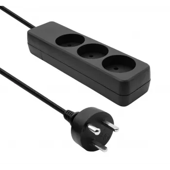 Listwa zasilająca ProXtend K3-KIT10B 3-gniazdowa z kablem 10 m