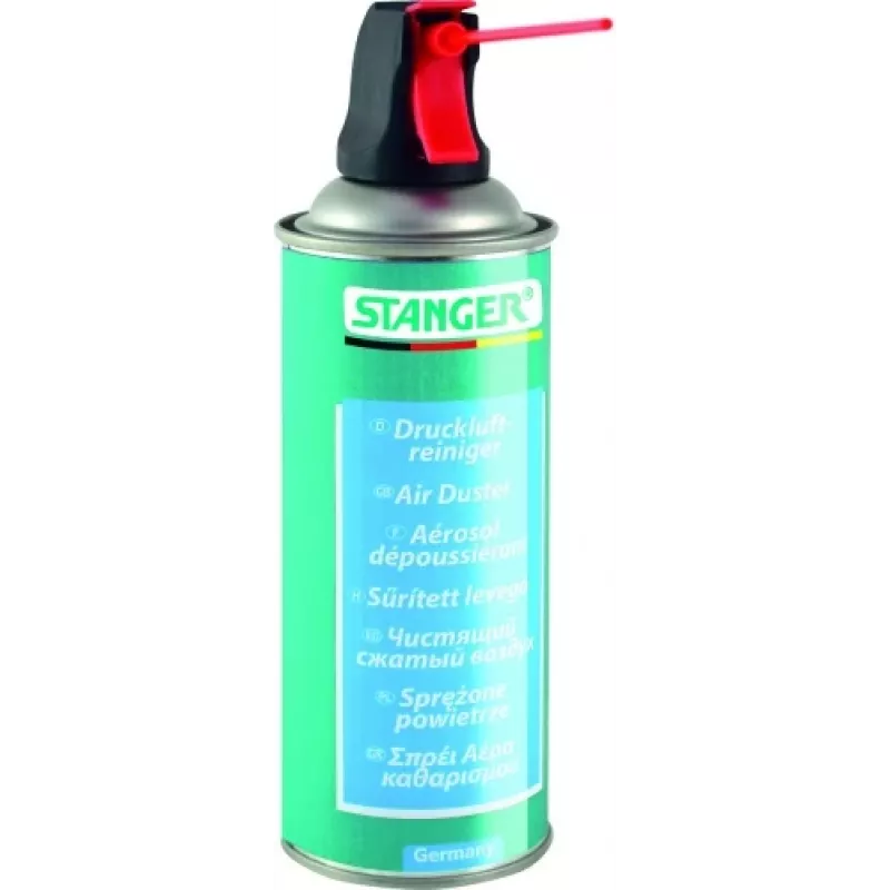 Sprężone powietrze w aerozolu Stanger Air Duster 400 ml – model 55030001, puszka aerozolowa do czyszczenia elektroniki