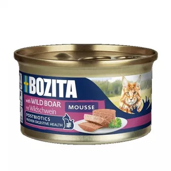 Bozita Mousse Karma dla dorosłych kotów z dzikiem, 85 g