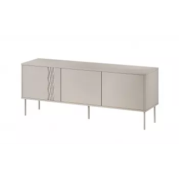 Cama 3D szafka RTV TRESSE 150x40x55 kaszmir matowy