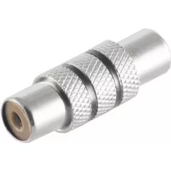Adapter ShiverPeaks złącze Cinch (RCA) na złącze Cinch 57040-MS, czarny metal