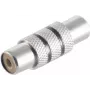 Adapter ShiverPeaks złącze Cinch (RCA) na złącze Cinch 57040-MS, czarny metal