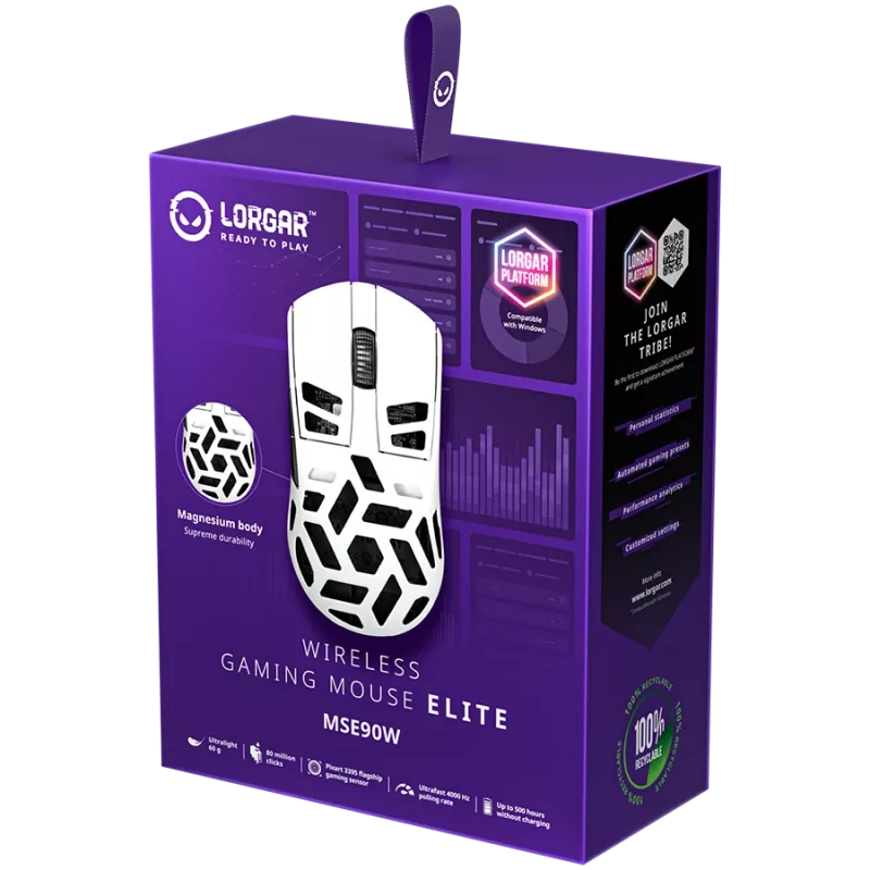 Mysz Gamingowa LORGAR MSE90W Wireless