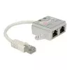 Kabel sieciowy DeLOCK 65224 RJ-45 0,15 m biały