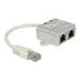 Kabel sieciowy DeLOCK 65224 RJ-45 0,15 m biały