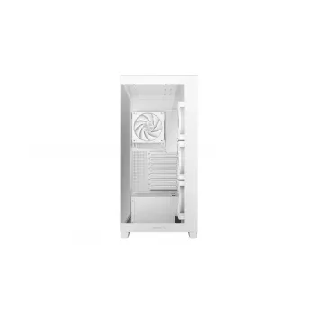 Obudowa PC DeepCool CG580 4F V2 Midi Tower biały — ATX, hartowane szkło, 3 wentylatory boczne 120 mm, wsparcie chłodnicy bocznej 360 mm