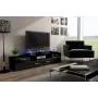 Cama stojak TV EVORA 200 czarny/czarny połysk