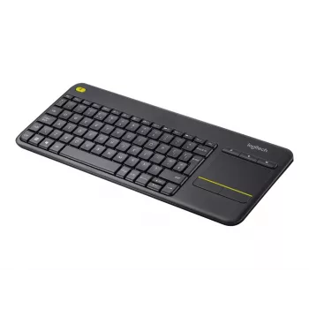 Logitech Wireless Touch Keyboard K400 Plus Mini QWERTZ Czarny