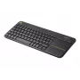 Logitech Wireless Touch Keyboard K400 Plus Mini QWERTZ Czarny