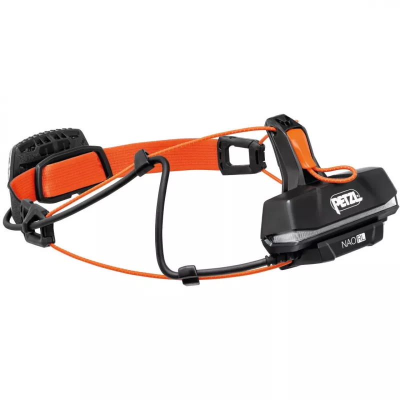 Opaska na głowę z latarką Petzl NAO RL Czarno-Pomarańczowa LED 1500 lm USB