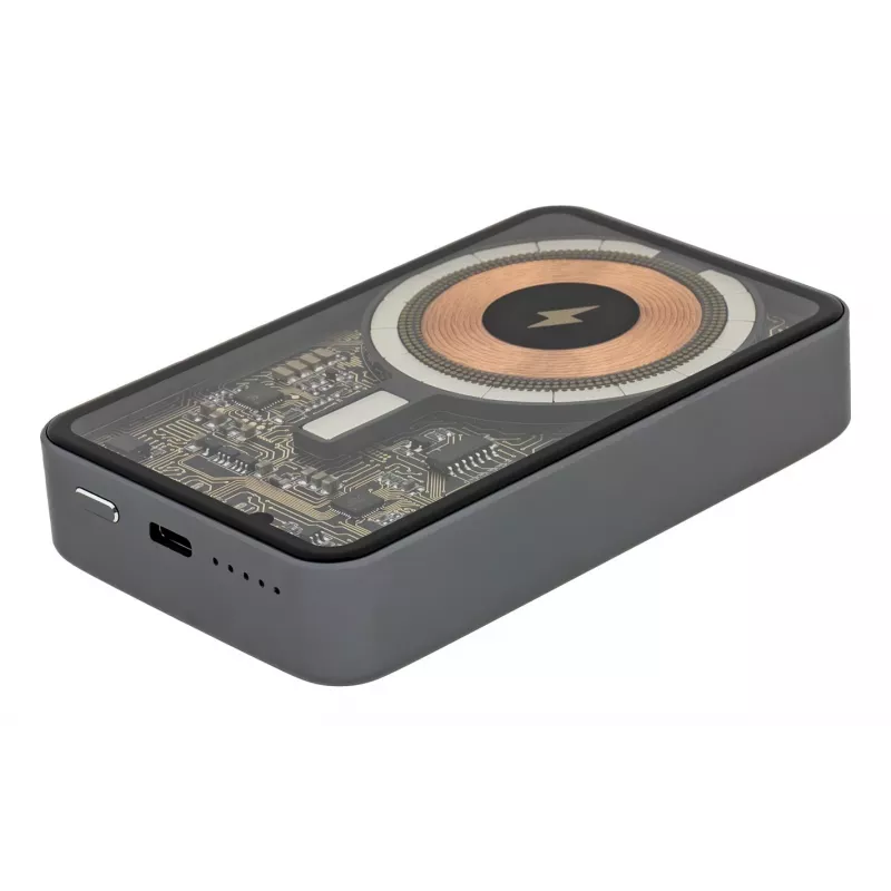 Przenośny powerbank PATONA 9992, 10000 mAh, LiPo 38,5 Wh, USB‑C PD 20 W, 2 wyjścia, wejście/wyjście 12 V/3 A, czarny