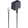 kabel telefoniczny ShiverPeaks BS71280-8 0,15 m czarny